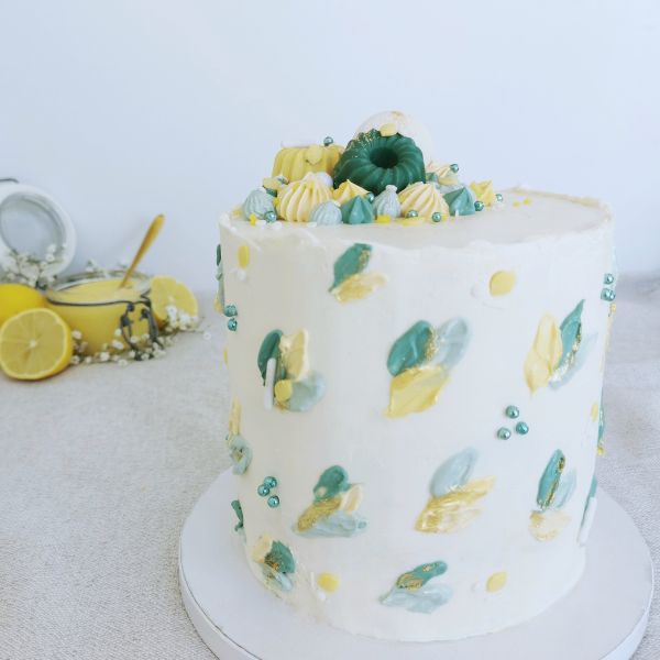 Zitronen-Joghurt-Torte