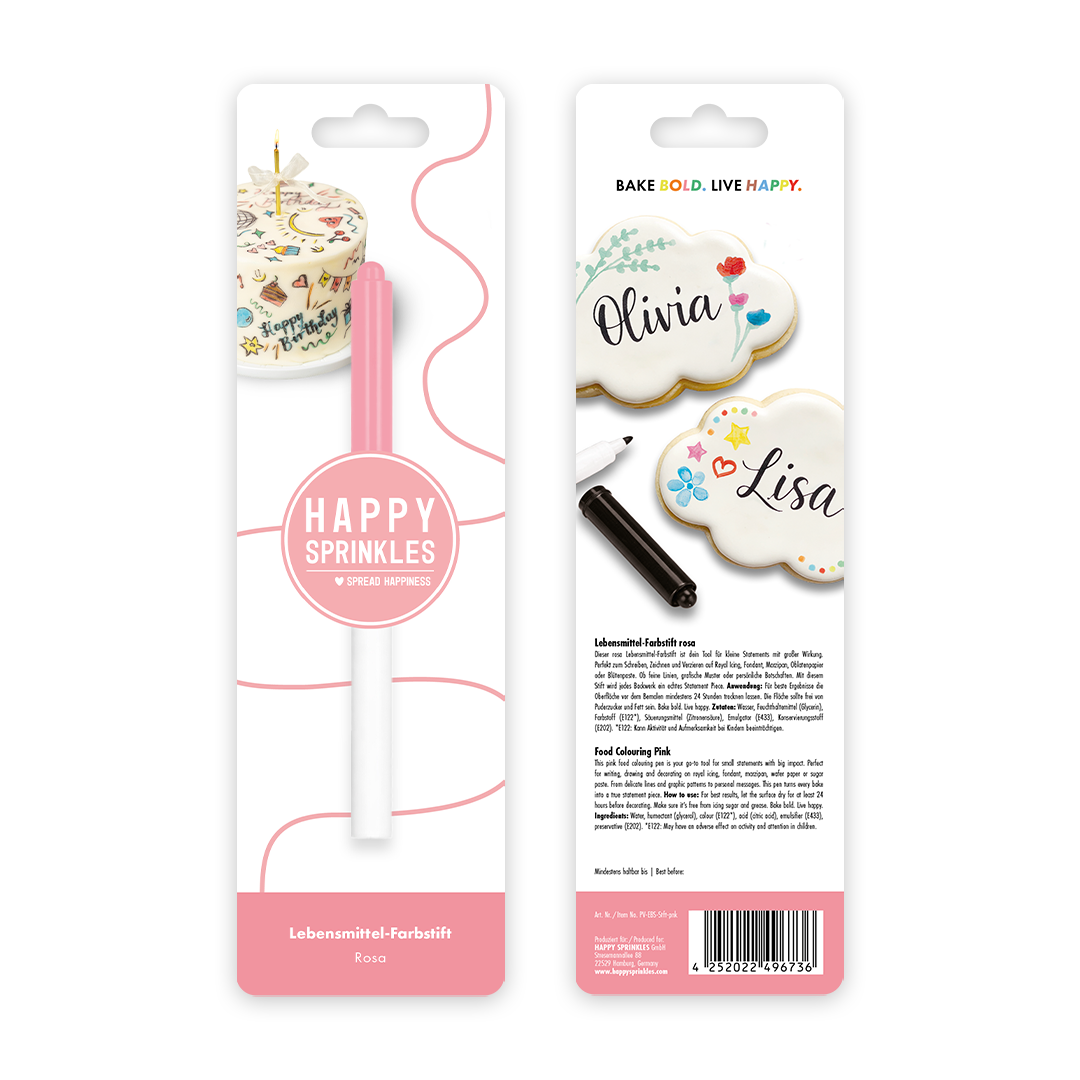 Lebensmittel Farbstift - rosa