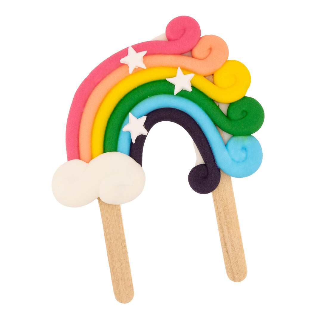 Regenbogen Bunt Zuckerfigur