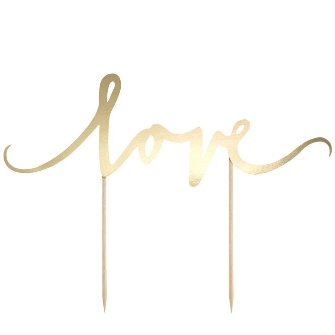 Happy Sprinkles Streusel Caketopper - Love