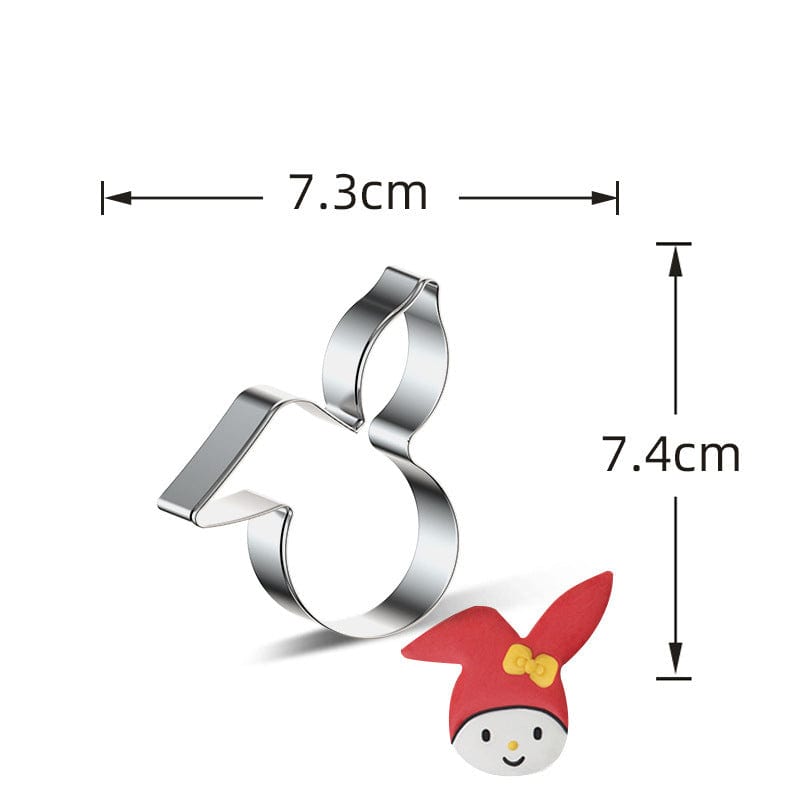 Happy Sprinkles Streusel Keksausstecher - Hasenkopf mit Schlappohr