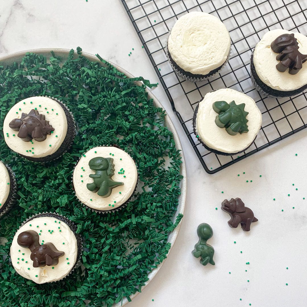 Happy Sprinkles Streusel Silikonform Dino Party