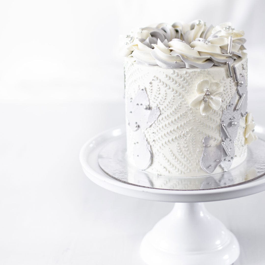 Happy Sprinkles Streusel Tortenständer Weiß klein