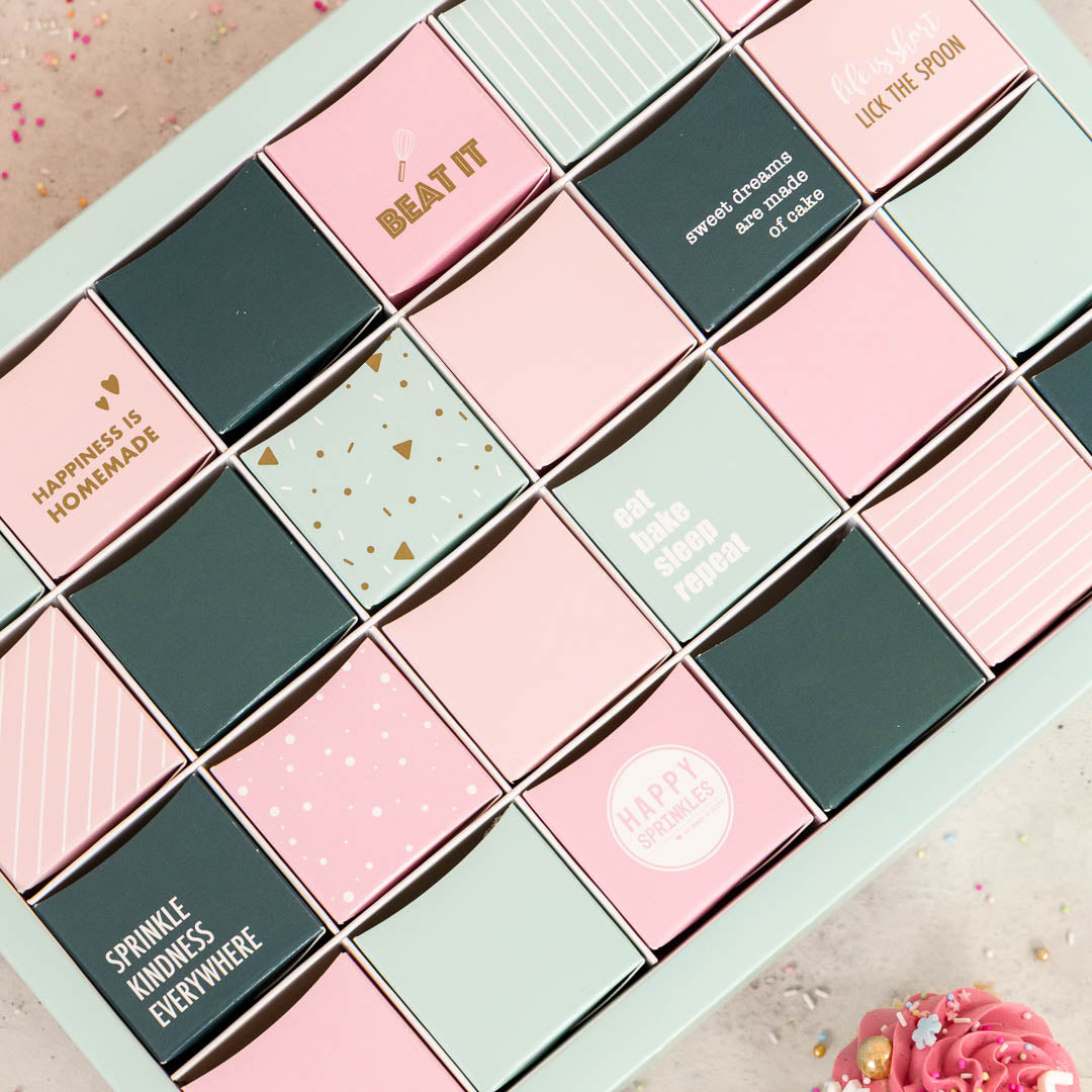 Kleiner ADVENTSKALENDER MINT