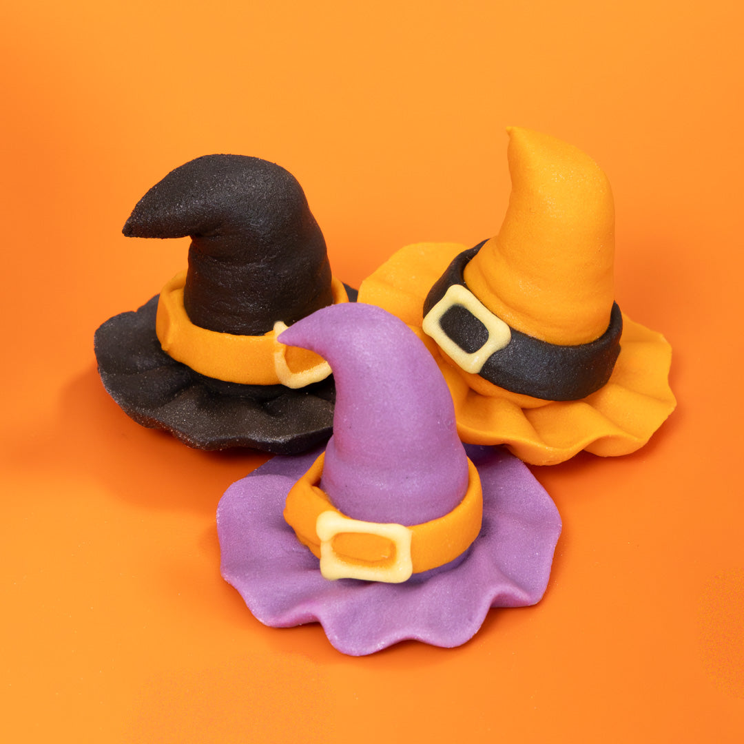 Hexenhüte - Zuckeraufleger 4 Stück