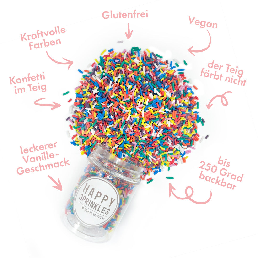 Funfetti Bakeable Strands vegan