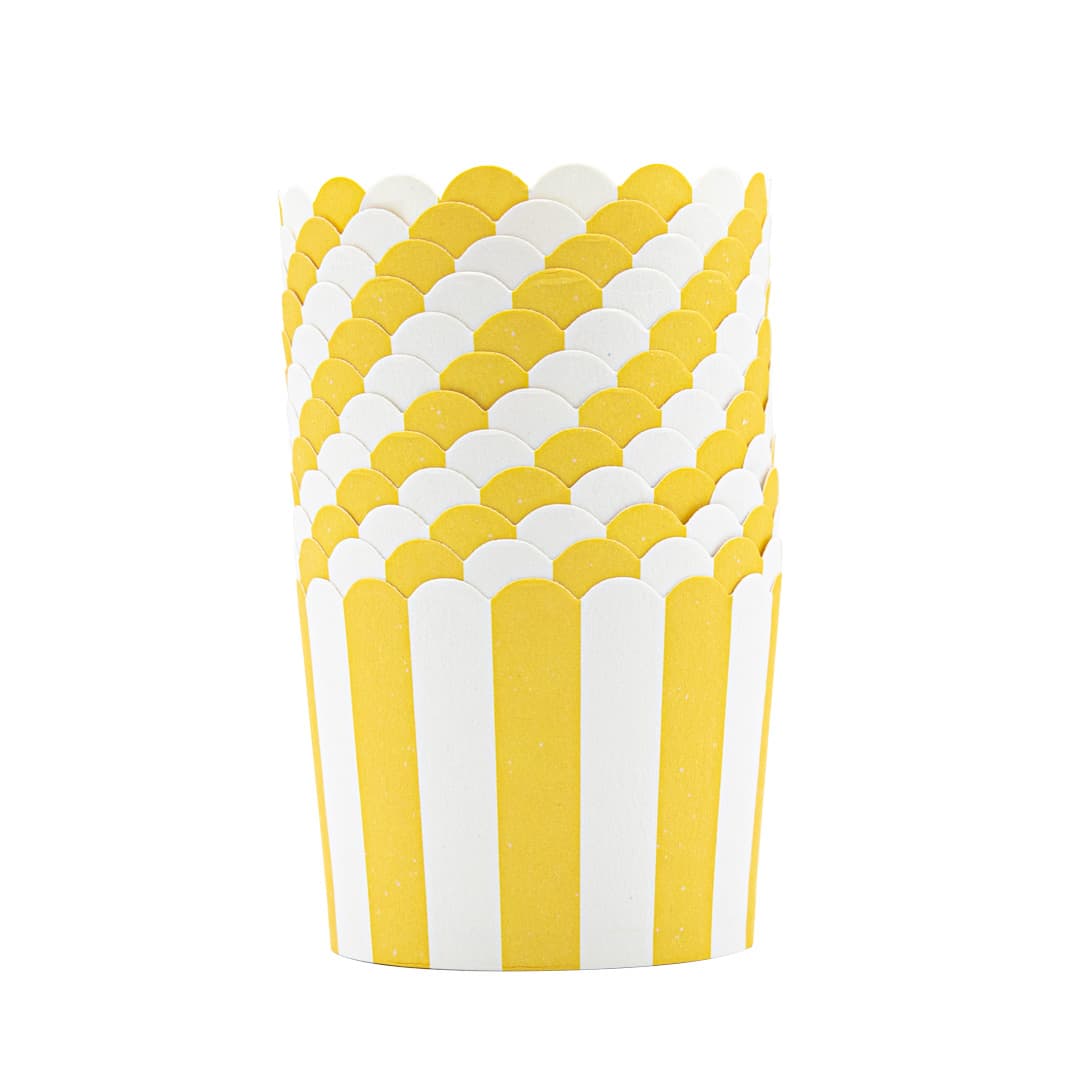 Baking cups Yellow White