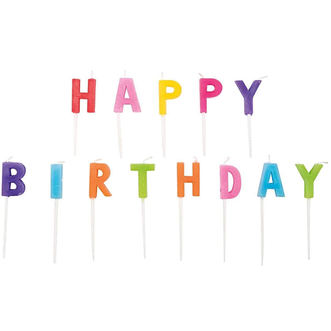 Happy Sprinkles Streusel Kerzen - Happy Birthday
